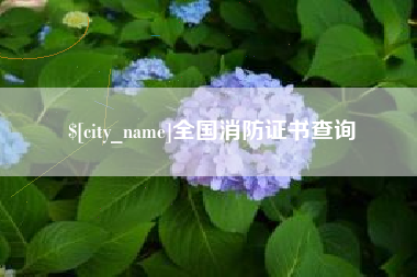 漯河全国消防证书查询