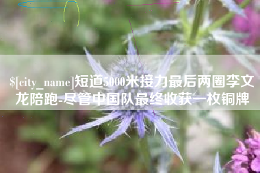 漯河短道5000米接力最后两圈李文龙陪跑-尽管中国队最终收获一枚铜牌