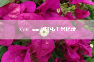 漯河中国5千米记录