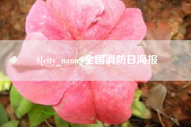 漯河全国消防日海报