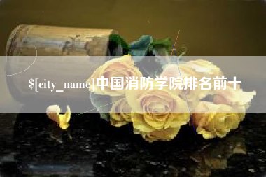 漯河中国消防学院排名前十