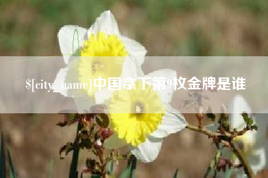 漯河中国拿下第9枚金牌是谁