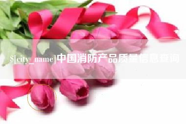 漯河中国消防产品质量信息查询