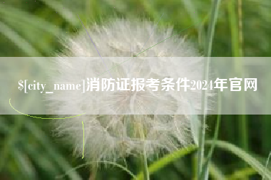 漯河消防证报考条件2024年官网