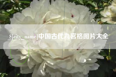 漯河中国古代九宫格图片大全