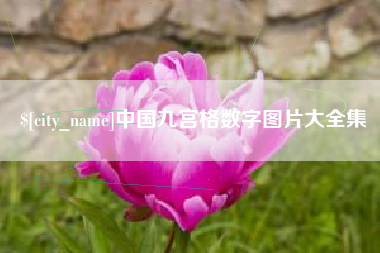 漯河中国九宫格数字图片大全集