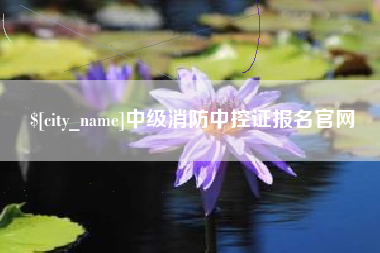 漯河中级消防中控证报名官网