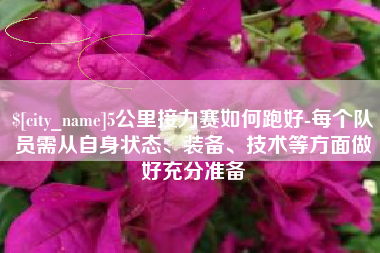 漯河5公里接力赛如何跑好-每个队员需从自身状态、装备、技术等方面做好充分准备