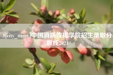 漯河中国消防救援学院招生录取分数线2021