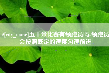 漯河五千米比赛有领跑员吗-领跑员会按照既定的速度匀速前进