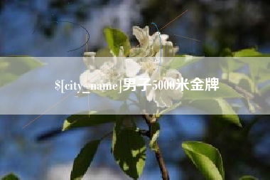漯河男子5000米金牌
