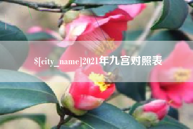漯河2021年九宫对照表