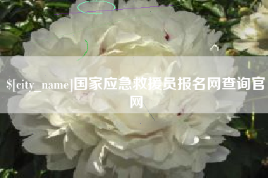 漯河国家应急救援员报名网查询官网