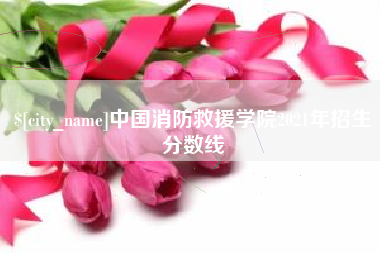 漯河中国消防救援学院2021年招生分数线