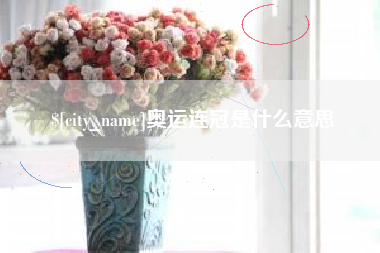 漯河奥运连冠是什么意思