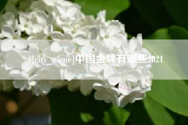 漯河中国金牌有哪些2021