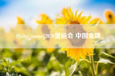 漯河2020奥运会 中国金牌